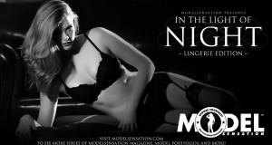 ModelSensation Magazine: In the Night of Light – B&W Version