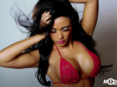 India – Red Bikini